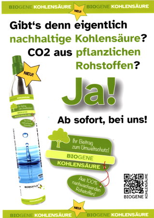 CO2-Flaschen aus pflanzlichen Rohstoffen